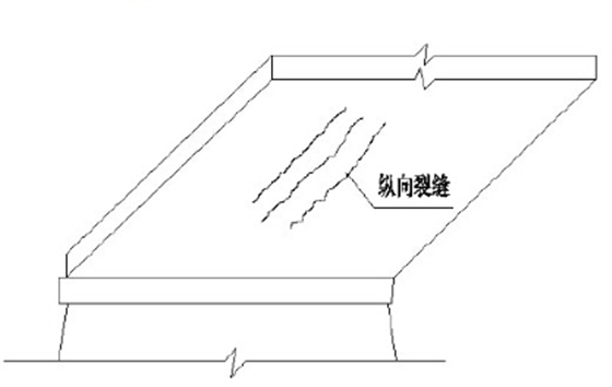 整體式板橋跨中段板底縱向裂縫