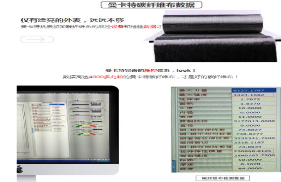 Oh my god！曼卡特碳纖維布強度竟然高達4424.1582兆帕！