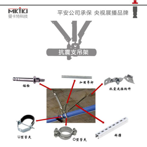 曼卡特抗震支架，實力有保障！